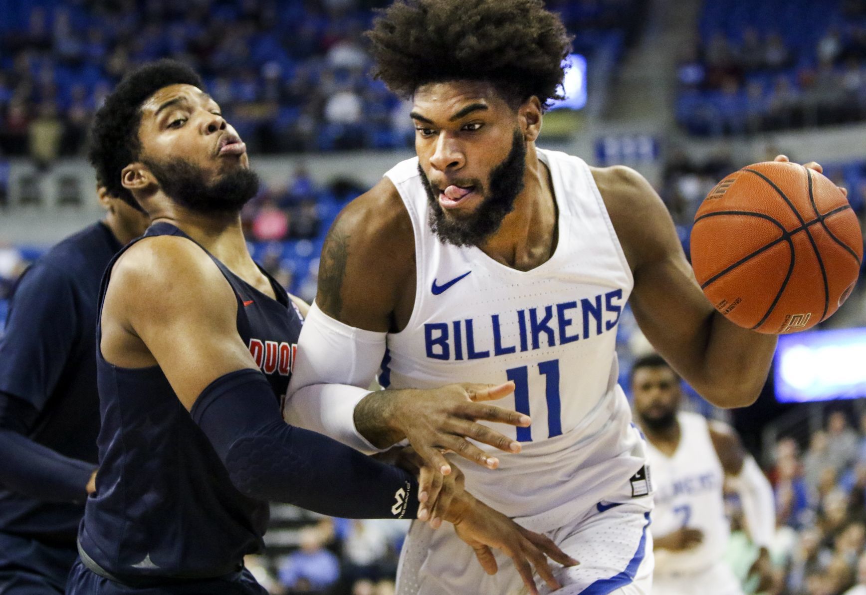 St. Louis University Battles Duquesne University on Senior Night